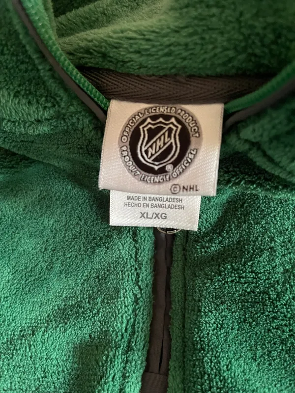 National Hockey League Dallas Stars Sherpa 3/4 Zip Pullover - Image 4