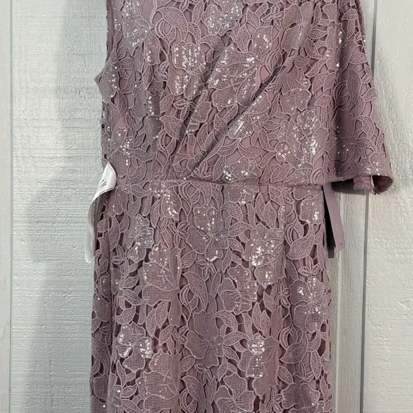 JS Collections Arabella Pink Purple Gown Size 12 NWT - Image 12