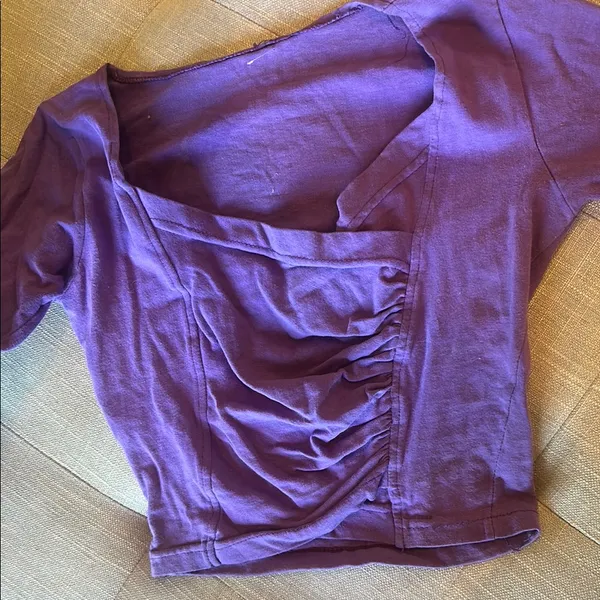French Connection Vintage Purple Two Piece Skirt Set Size Small - Image 6