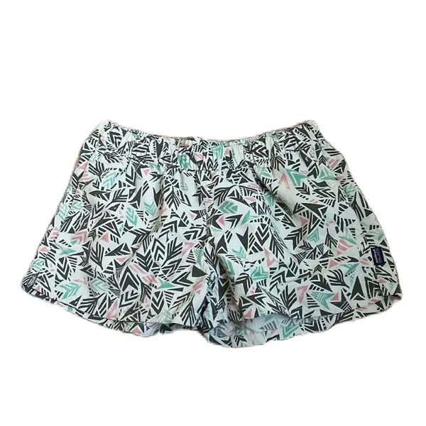 Patagonia Barely Baggy Quiver And Quill Shorts Womens Size Medium Drawstring‎ - Image 2