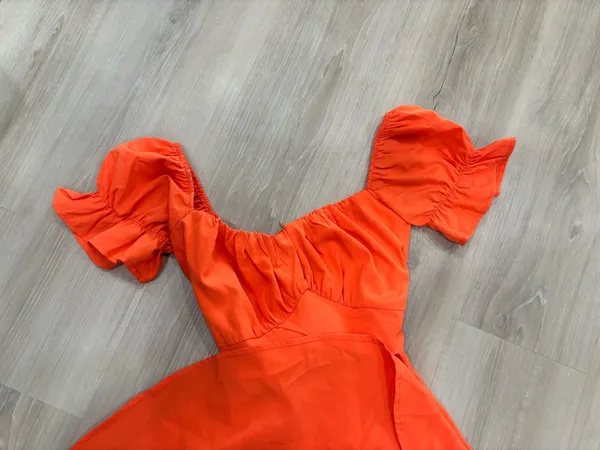 Orange dress/ romper - Image 3