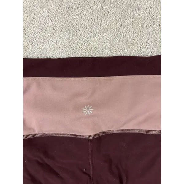Athleta‎ Women's Size S Chroma 7/8 Ultra Tight Burgundy / Pink 487675 - Image 8