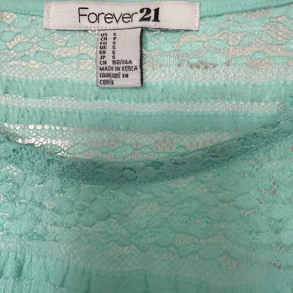 💚✨ Mint Lace Fit & Flare Top – Fairycore / Coquette Dream Small ✨💚 - Image 7