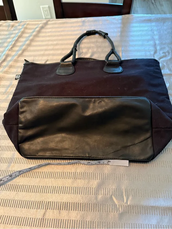 The Body Shop Canvas Tote Bag Black - Image 7