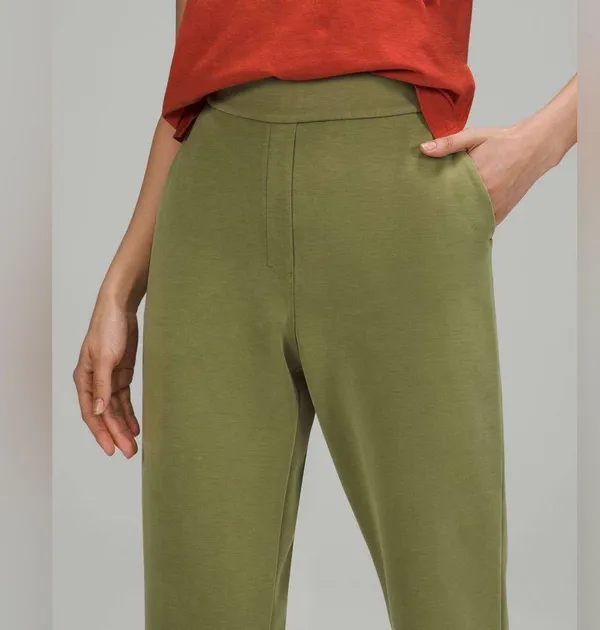Lululemon Softstreme Relaxed High-Rise Pant in Bronze Green - Image 3