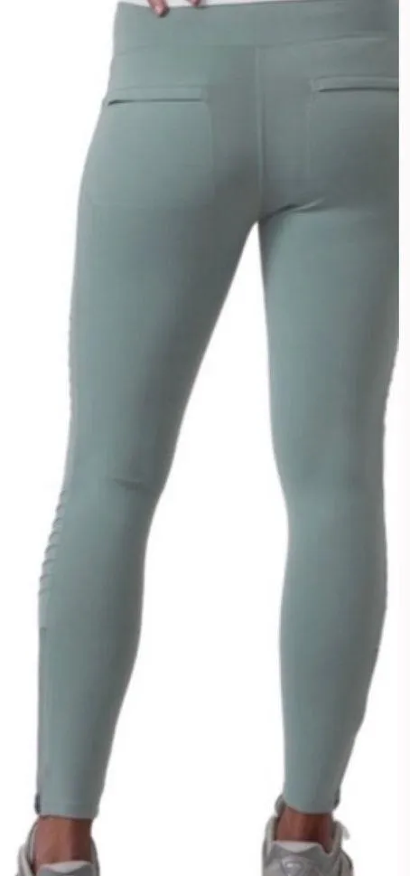 Athleta Delancey Moto Tight High-Rise Leggings Pants W1759 Sz S - Image 2