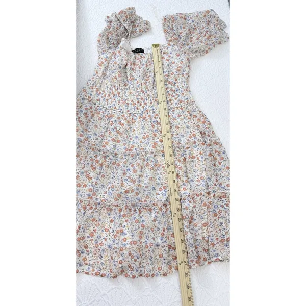 Trixxi Floral Mini Ruffled Tiered Sundress Size XL - Image 6