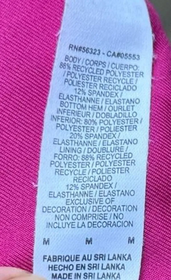 Nike Pro Dri-Fit Pink Sports Bra Medium - Image 4
