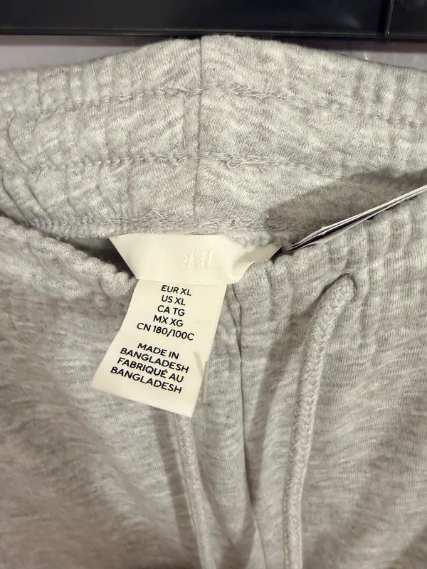 Grey H&M Sweatpants - Image 3