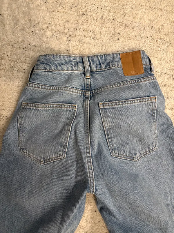 Zara high waist straight ankle rigid jeans - Image 5