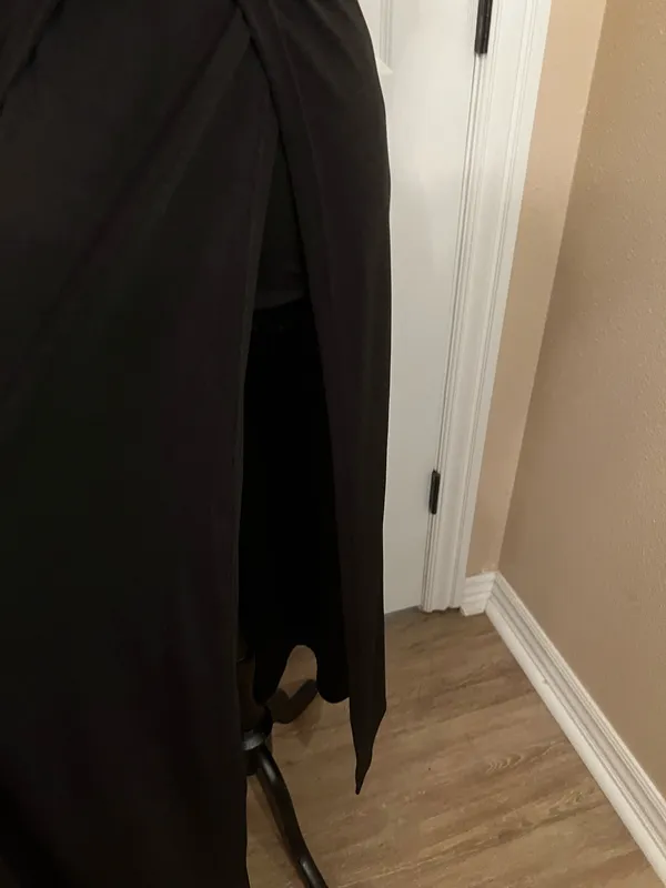 Sexy black maxi evening cocktail dress - Image 7