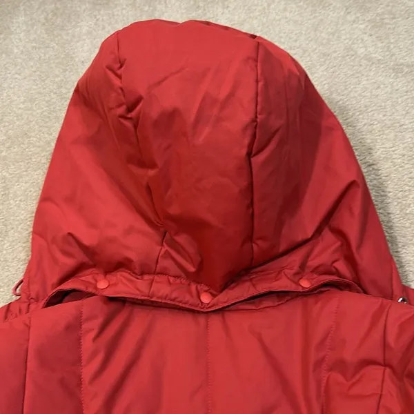 Lands' End Fleece-Lined Women Coat Jacket Puffer Quilted Chore Winter Medium - Image 11