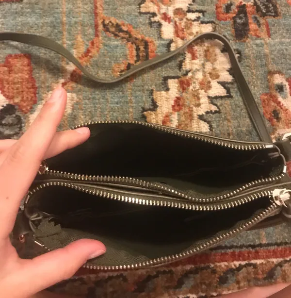 Green Suede Purse - Image 3
