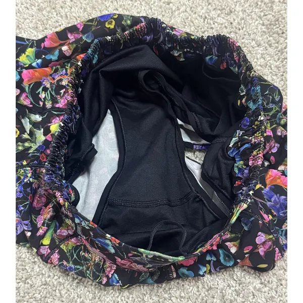 Lululemon Hotty Hot Reflective Shorts Flowerscope Colorful Floral Running Sz 6 - Image 8
