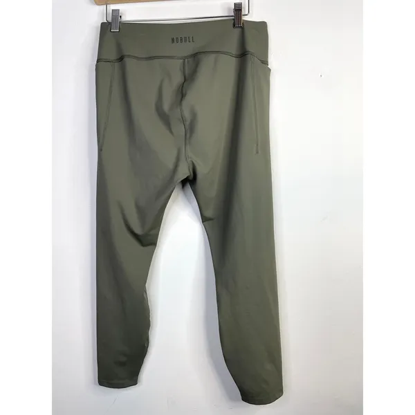 Nobull No Bull High Rise Tight Leggings Pants Side Pockets Ankle Crop Womens L - Image 5