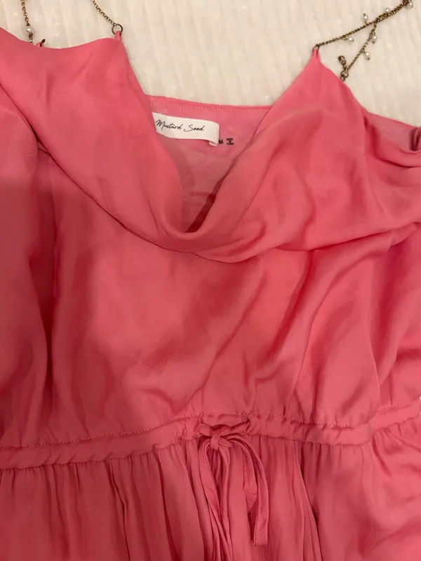 💗 Mustard Seed Pink Chain Strap Dress - Image 2