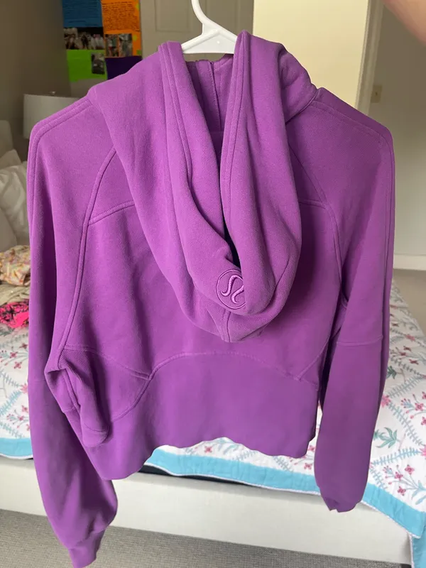 Lululemon Scuba Half-Zip Purple - Image 2