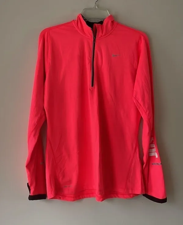 Nike Half-zip Women's Running Top Activewear Size: L - Image 2