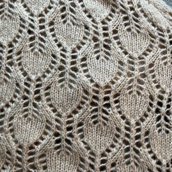 Free People XS‎ Womens Shawl Collar Cardigan Wool Crochet Knit Eyelet Cottage - Image 4