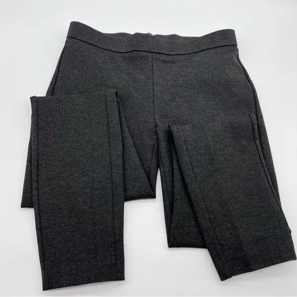 J. Crew Pixie Women’s Charcoal Gray Cigarette Pants w/Seams Down Back of Thighs - Image 4