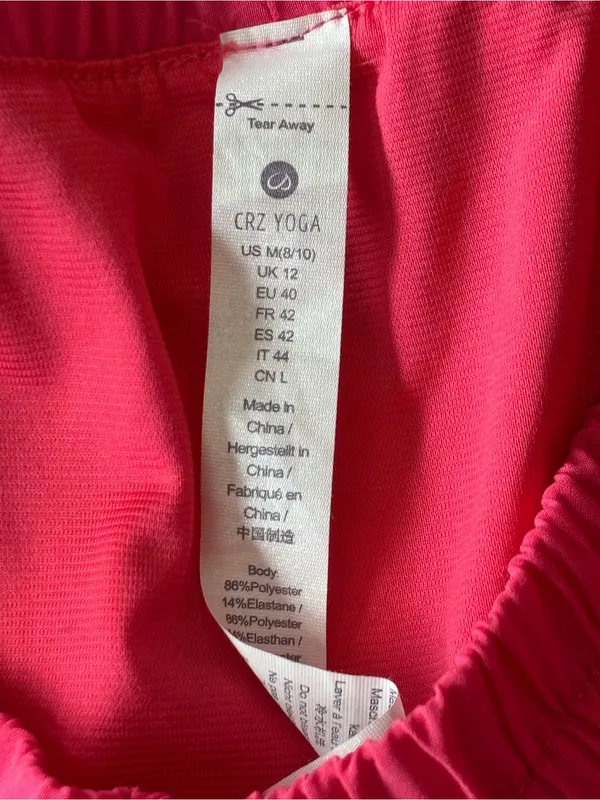 CRZ YOGA Feathery-Fit Hot Pink Athletic Running Shorts - Image 5