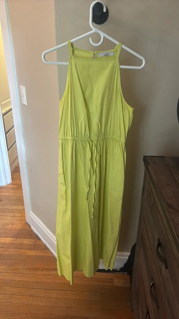 Loft Green Midi Dress - Image 2