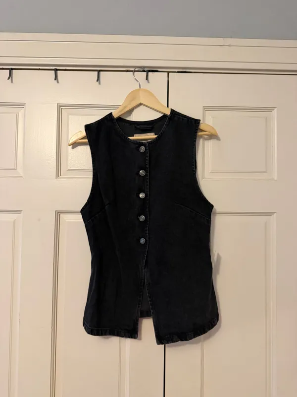 Free People Vest Denim - Image 2