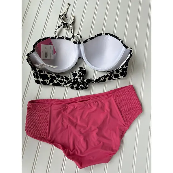 NWT Kate Spade Two Piece Swimsuit Bikinis Halter Bathing Suit Beachy BUNDLE XL - Image 4