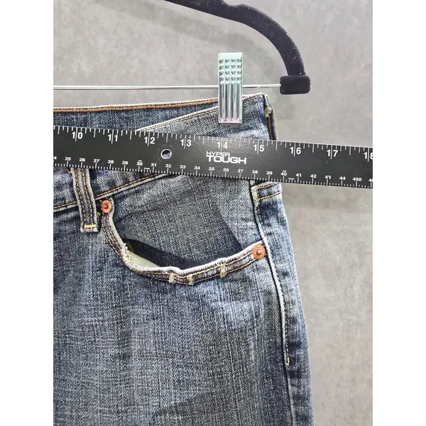 Levi's 515 Bootcut Blue Straight Leg 90s Vintage Womens Jeans 8M - Image 7