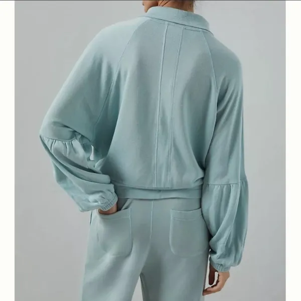 Anthropologie Saturday Sunday oversized Zip-Up Sweatshirt - Image 3