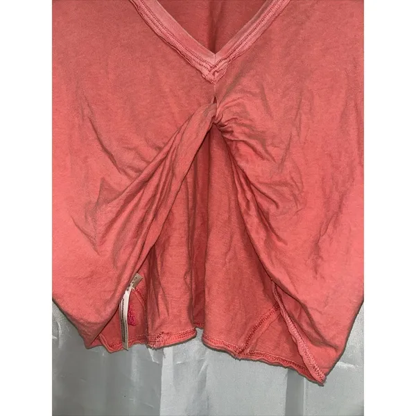 FP Movement Two Way Convertible T Shirt. Distressed Red - Image 5