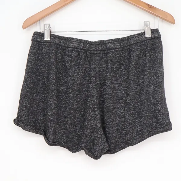 Ocean Drive Womens Large Charcoal Grey Space Dye Long Beach Island Lounge Shorts - Image 5