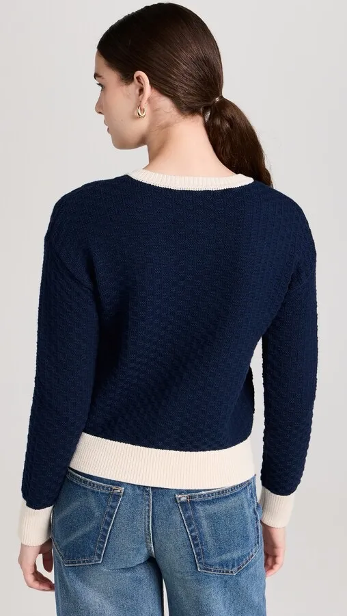 525 contrast trim trophy cardigan  - Image 3