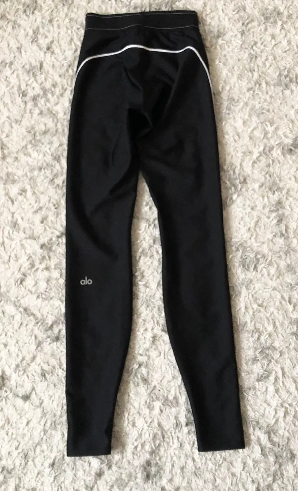 Alo Airlift High-Waist Suit Up Legging Black/White XXS - Image 8