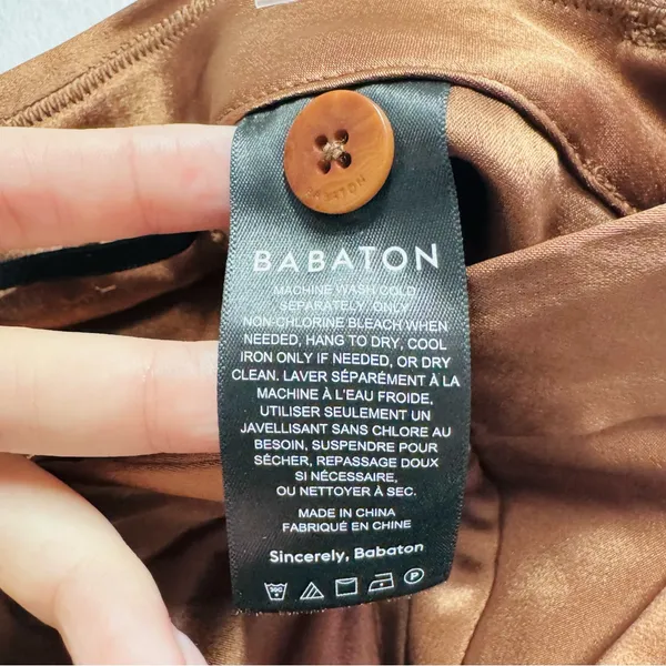 Aritzia Babaton Refined High-waisted satin cargo pants - Size: 8 - Image 6