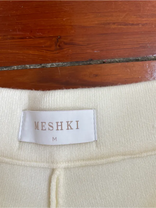 NWOT MESHKI Lauren Knit Trouser & Braxton Cozy Jumper Sweater Set in Ivory 🧡🎀 - Image 16
