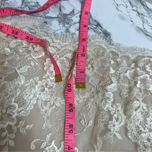 NWT‎ JOVANI EVENING 71789 lace rhinestone brooch waist gown - Image 5
