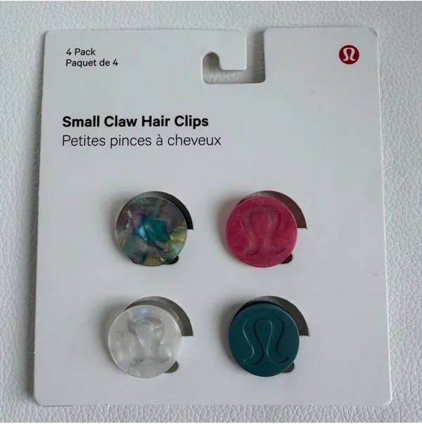 Lululemon Small Claw Hair Clips 4 Pack - Image 2