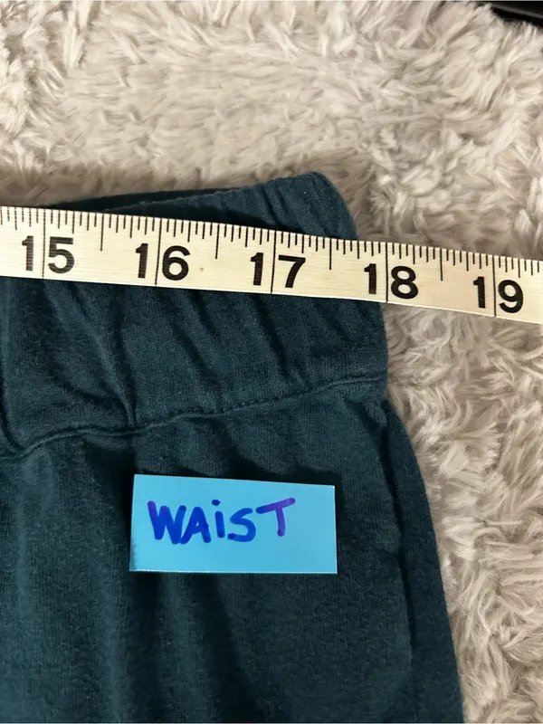 J. Jill Sleep Forest Green Drawstring Relaxed Jogger Lounge Pants ankle length - Image 4