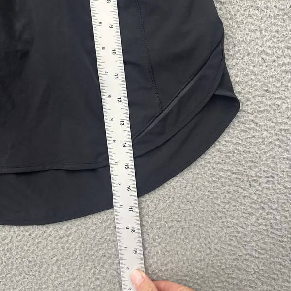 Lululemon Hotty Hot Skirt Skort Black Athletic Athleisure Golf Women's 2 Tall - Image 8