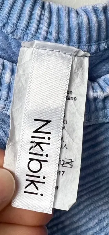 NIKIBIKI Blue Ribbed Active Loungewear Tank Top - Image 2