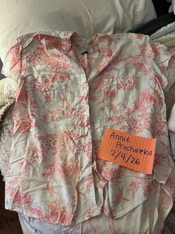 Piyama Pajama Set Pink Size M - Image 4