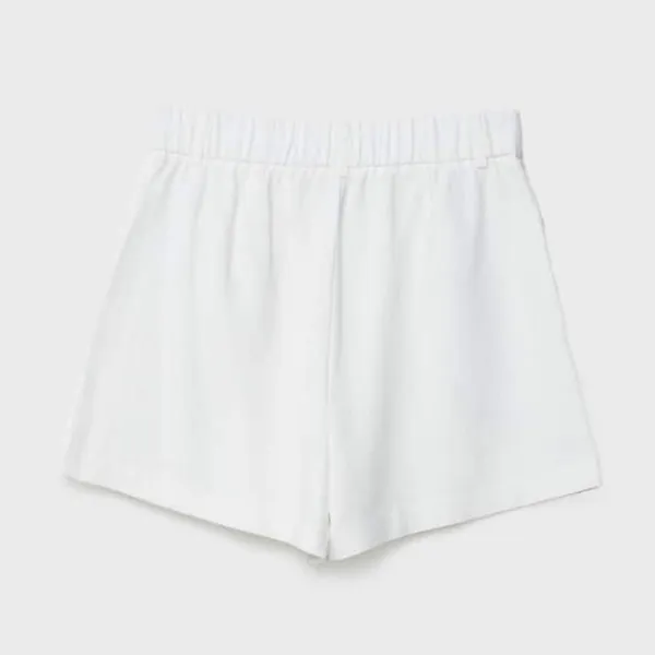 Stradivarius White High Waist Women's Shorts - Image 5