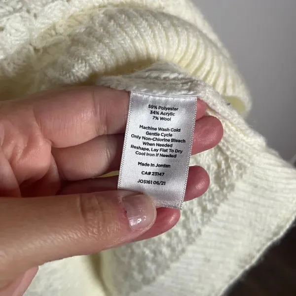 🔆 Talbots off white mock neck knit sweater - Image 4