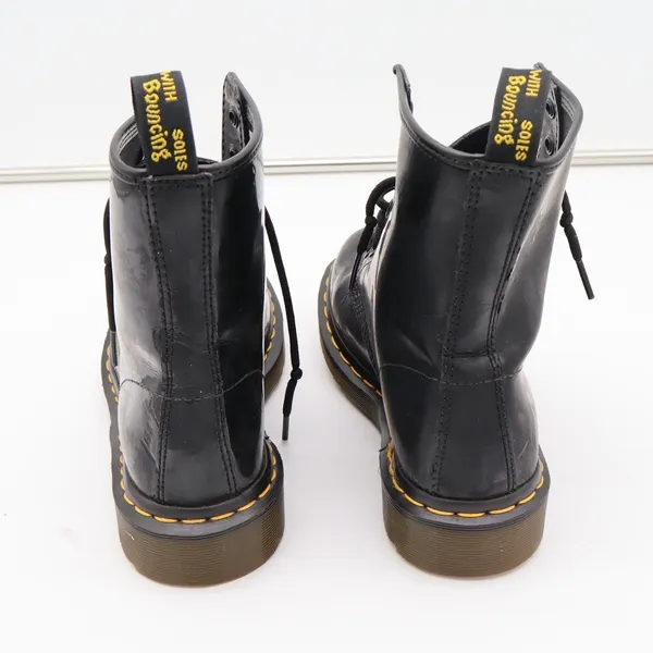 Dr. Martens 1460 Black Patent Leather 8-Eye Combat Boots US Women 7 - Image 5