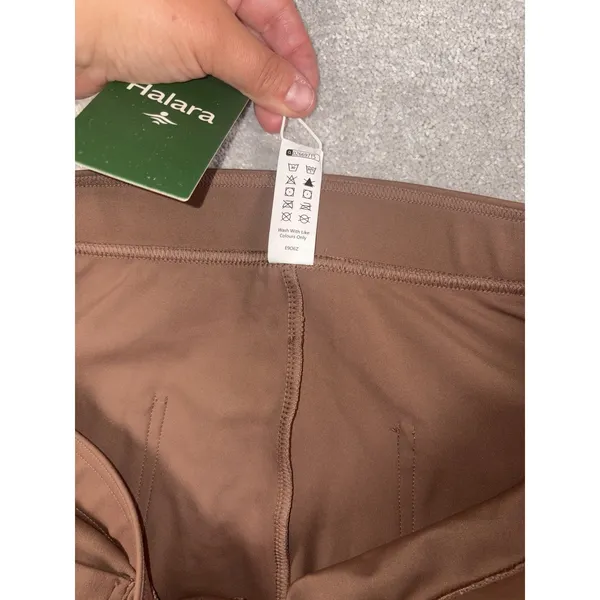 NWT Halara Wide Leg Stretch Trousers‎ Brown High Waist Smart Casual Size xl - Image 7