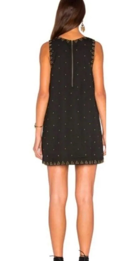 Free People Soho Studded Dress in Black Size 10 - Image 2