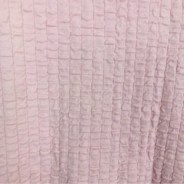 Free People Beach short and sweet textured knit pale ballet pink mini dress. L - Image 3