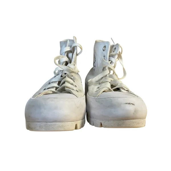 Converse Chuck Taylor All Star Lugged High Top White Womens Sneakers Shoes Sz 7 - Image 2