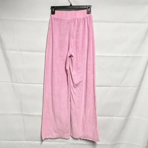 I.AM.GAIA Terry Pants Womens XS 100% Cotton High Waist Wide Leg Gilry Romantic - Image 8